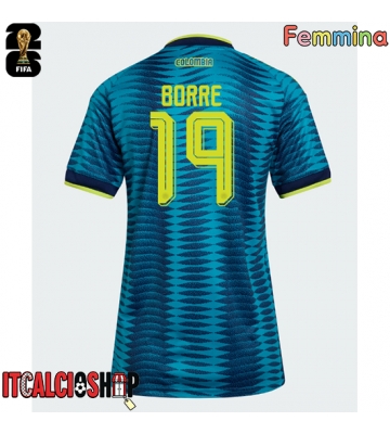 Colombia Rafael Santos Borre #19 Seconda Maglia Femmina Mondiali 2026 Manica Corta